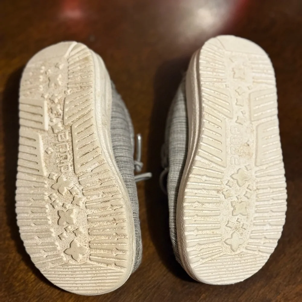 Hey Dude Gray Kids Shoes